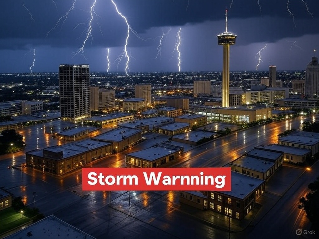 San Antonio Weather Alert: Thunderstorms Set to Strike Hard