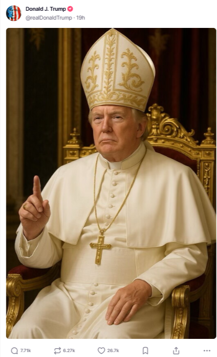 Trump pope