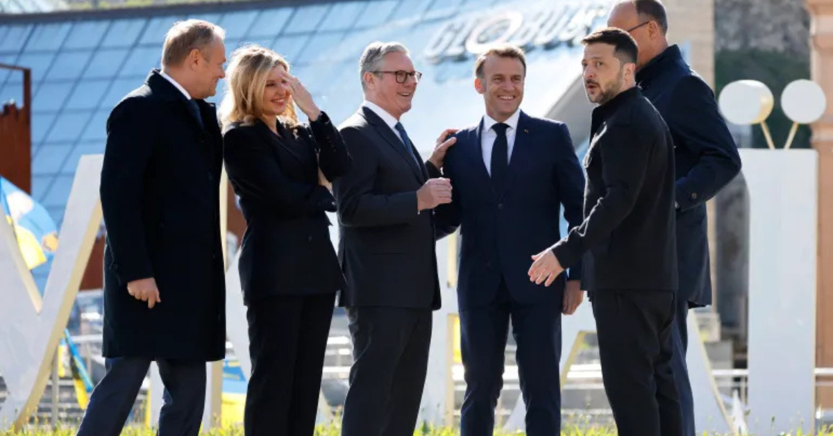 European Leaders Visit Kyiv for Ukraine Ceasefire Talks