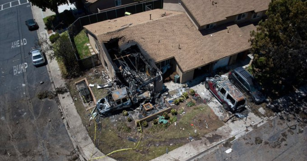 San Diego Plane Crash: Cessna 550 Rocks Murphy Canyon